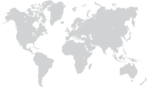 world map in grey color