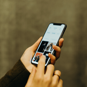 Person Using Black Smartphone