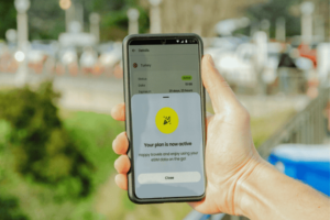 Person Using an App on the Smartphone