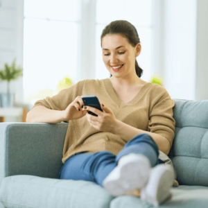 Woman with Phone