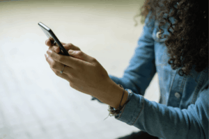 Person Using a Smartphone