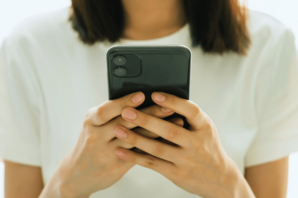 Person Using Smartphone