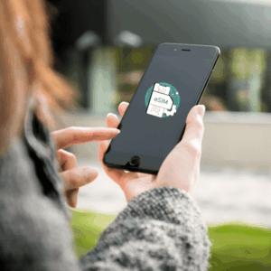 Woman Using Phone