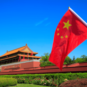 Tiananmen square in Beijing, China