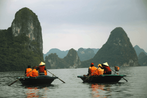 Scenic Boat Tour in Ha Long Bay, Vietnam