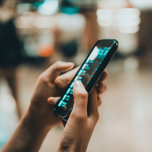 using cell phone