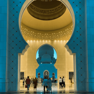 Sheikh Zayed Grand Mosque in Abu Dhabi, United Arab Emirates