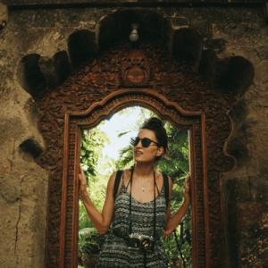young traveler in Ubud, Bali, Indonesia