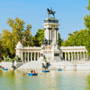 The Buen Retiro Park in Madrid