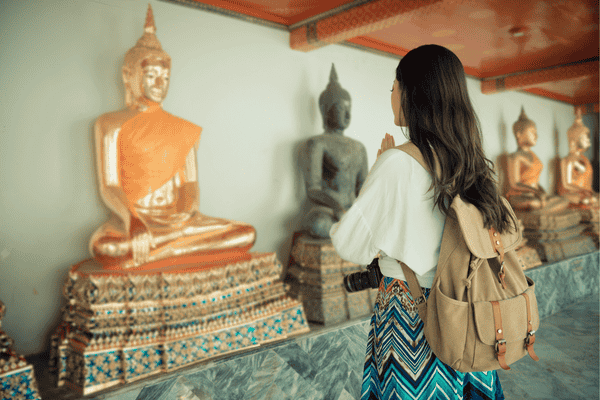Traveler in Bangkok