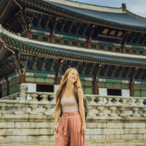 Woman Tourist in Korea