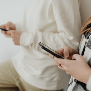People Using Smartphones 