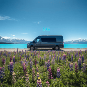 High-speed 5G coverage at Lake Tekapo using the best eSIM for New Zealand in remote locations